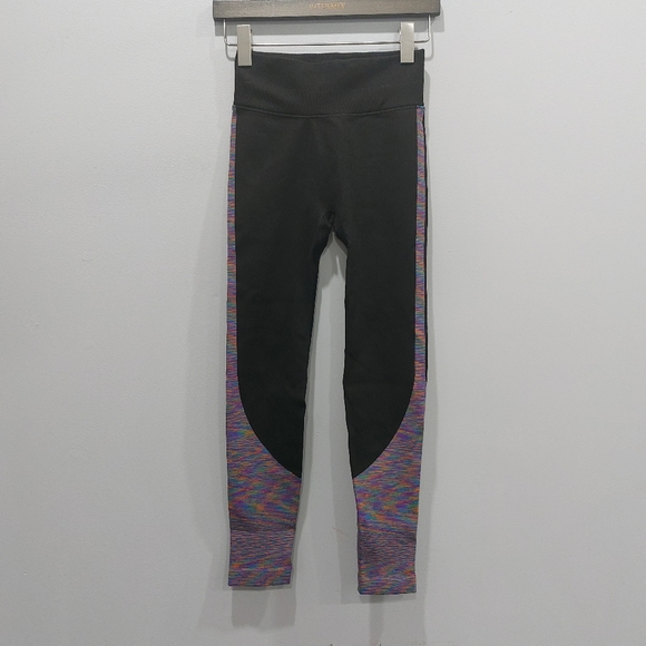 lululemon athletica Pants - Lululemon Love Revealed Tight Black / Rainbow Size 6